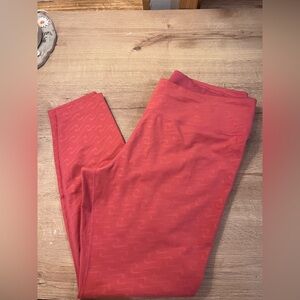 Nike Pink Dri- Fit Leggings Size XL